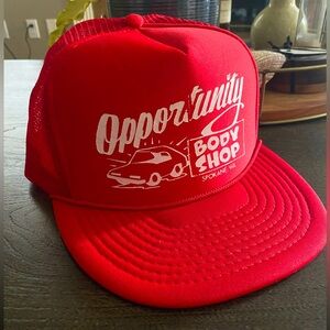 Vintage Trucker Cap Autobody Shop Spokane